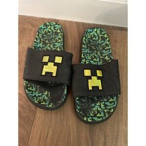 Minecraft Creeper Sandals Size 2-3
